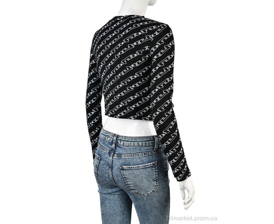 Кофта жіноча Весна/осінь 4393-MT204 black (4 шт. р.сіткаS-XL) "Мир" недорого оптом від прямого постачальника, зображення 2