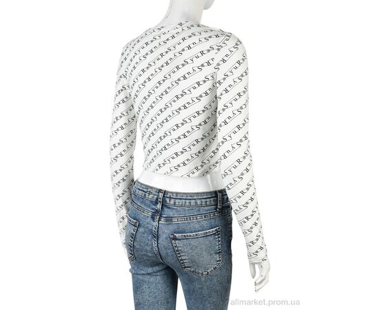 Кофта жіноча Весна/осінь 4393-MT204 white (4 шт. р.сіткаS-XL) "Мир" недорого оптом від прямого постачальника, зображення 2