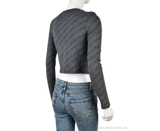 Кофта жіноча Весна/осінь 4393-MT204 grey (4 шт. р.сіткаS-XL) "Мир" недорого оптом від прямого постачальника, зображення 2