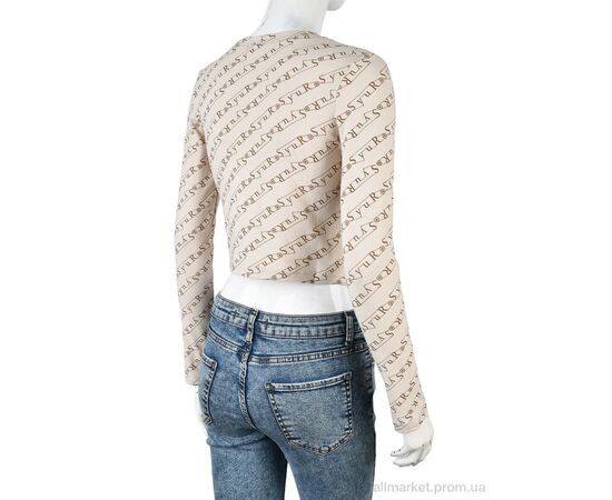 Кофта жіноча Весна/осінь 4393-MT204 beige (4 шт. р.сіткаS-XL) "Мир" недорого оптом від прямого постачальника, зображення 2