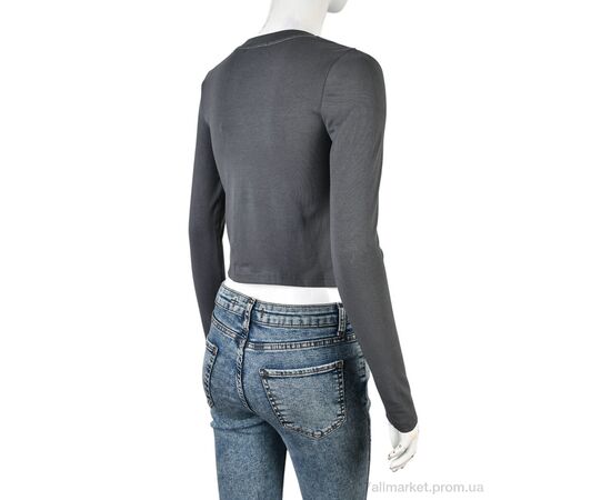 Кофта жіноча Весна/осінь 4393-MT213 grey (4 шт. р.сіткаS-XL) "Мир" недорого оптом від прямого постачальника, зображення 2