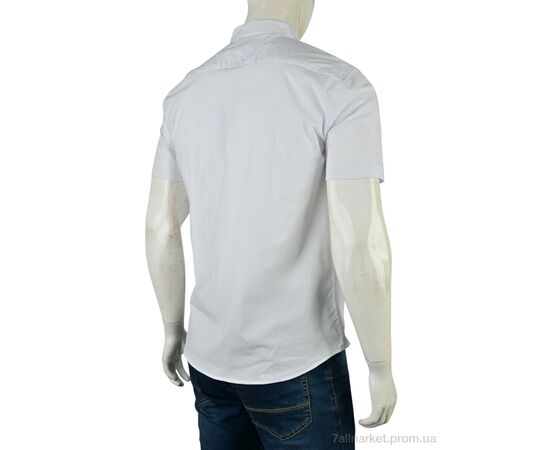 Фотография Мужская рубашка Лето 4392-2108 white (5 шт. р.сетка S-2XL) "Мир" недорого оптом от прямого поставщика, изображение 2