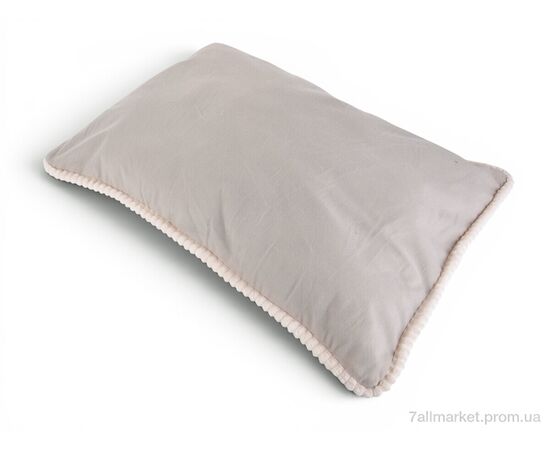 Подушка  Гобелен коло 3 квітки (99035) бежевий 50x70см (2 шт. р.сіткаOne size) "Obuvok" недорого оптом від прямого постачальника, зображення 3