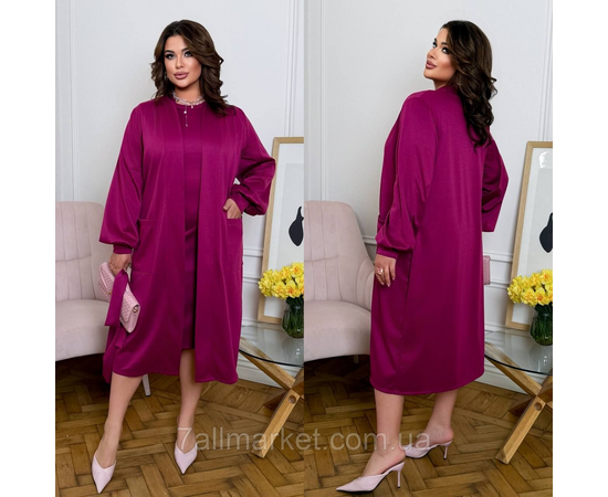 Костюм 2-ка жіночий трикотажний р.50-60 "LADA" недорого гуртом від прямого постачальника, зображення 2