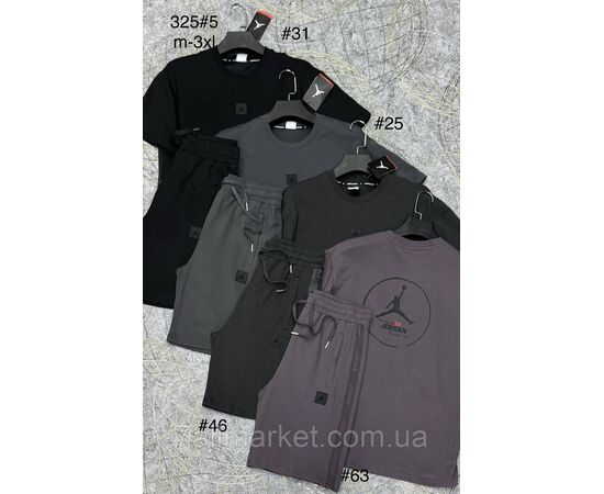 Костюм чоловічий із шортами р-ри M-3XL (4кв) "PROSTOMEN" недорого від прямого постачальника, зображення 5