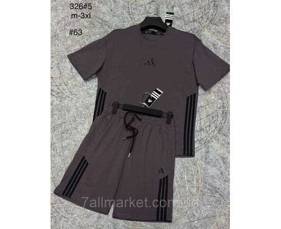 Костюм чоловічий із шортами р-ри M-3XL (4кв) "PROSTOMEN" недорого від прямого постачальника, зображення 2