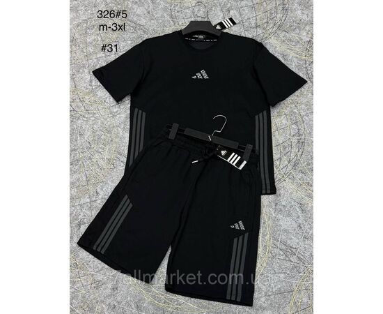 Костюм чоловічий із шортами р-ри M-3XL (4кв) "PROSTOMEN" недорого від прямого постачальника, зображення 4