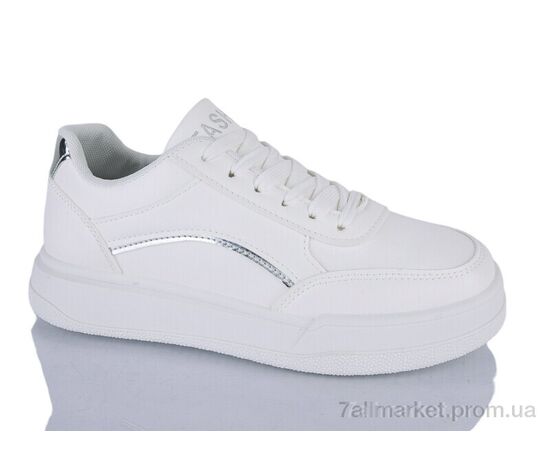 Фотография Кроссовки женские модные Весна/осень No brand 5255 white (8 пар р.37-40) "Prime-Opt" недорого оптом от прямого поставщика, изображение 3