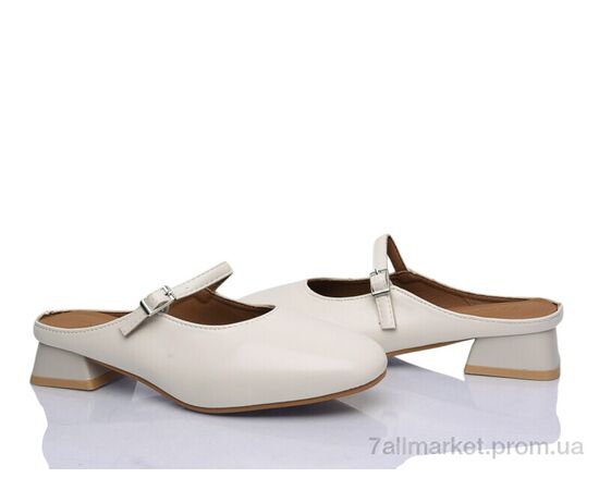 Фотография Туфли женские стильные Лето No brand A08 beige (8 пар р.37-40) "Prime-Opt" недорого оптом от прямого поставщика, изображение 2