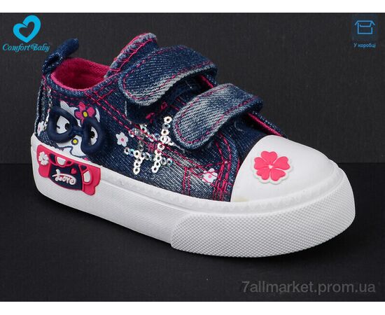 Фотография Кеды детские легкие Весна/осень 015А (7 пар р.20-25) "Comfort-baby" недорого оптом от прямого поставщика, изображение 2