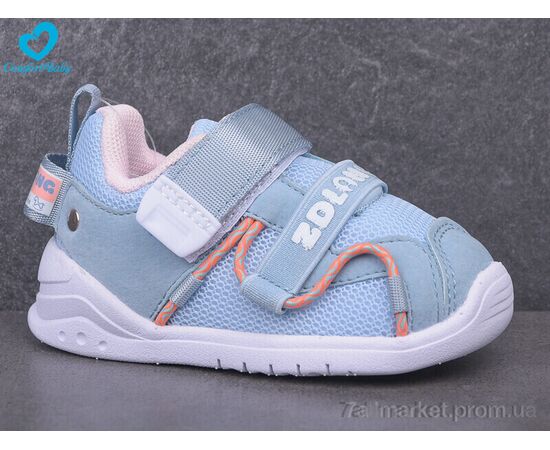 Фотография Кроссовки детские модные Весна/осень 251 блакитний ( 12-14 см) (7 пар р.17-21) "Comfort-baby" недорого оптом от прямого поставщика, изображение 2