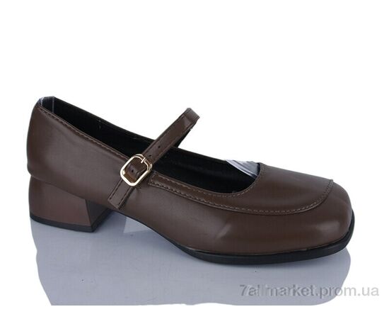 Фотография Туфли женские стильные Весна/осень No brand A-3 brown (8 пар р.37-40) "Prime-Opt" недорого оптом от прямого поставщика, изображение 3