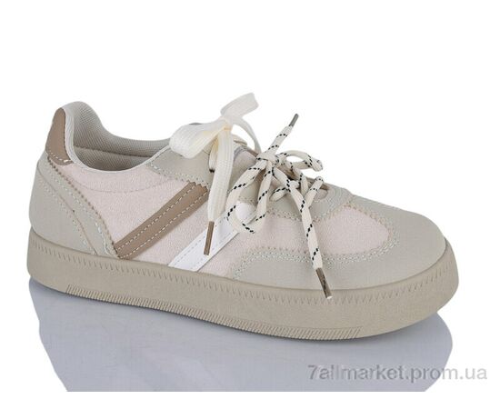Фотография Кроссовки женские модные Весна/осень No brand A-6 beige (8 пар р.37-40) "Prime-Opt" недорого оптом от прямого поставщика, изображение 3