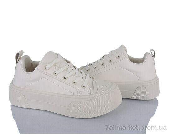 Фотография Кроссовки женские модные Весна/осень No brand C-3 beige (8 пар р.37-40) "Prime-Opt" недорого оптом от прямого поставщика, изображение 2