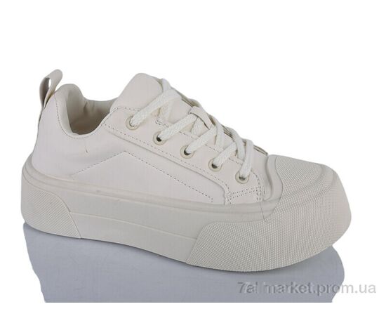 Фотография Кроссовки женские модные Весна/осень No brand C-3 beige (8 пар р.37-40) "Prime-Opt" недорого оптом от прямого поставщика, изображение 3