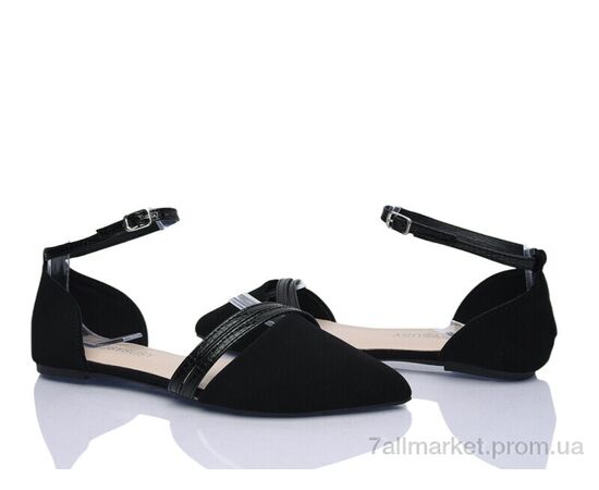 Фотография Туфли женские стильные Лето No brand CWC002 black (8 пар р.37-40) "Prime-Opt" недорого оптом от прямого поставщика, изображение 2