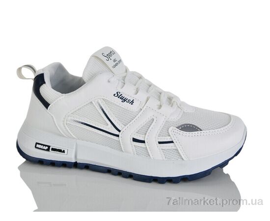 Фотография Кроссовки женские модные Весна/осень No brand FD15 white (8 пар р.37-40) "Prime-Opt" недорого оптом от прямого поставщика, изображение 3