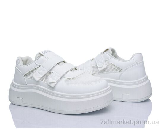 Фотография Кроссовки женские модные Лето No brand G18 white (8 пар р.37-40) "Prime-Opt" недорого оптом от прямого поставщика, изображение 2