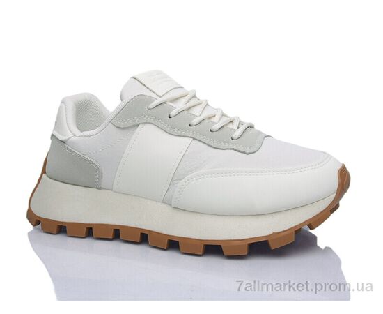 Фотография Кроссовки женские модные Весна/осень No brand G6808 beige (8 пар р.37-40) "Prime-Opt" недорого оптом от прямого поставщика, изображение 3