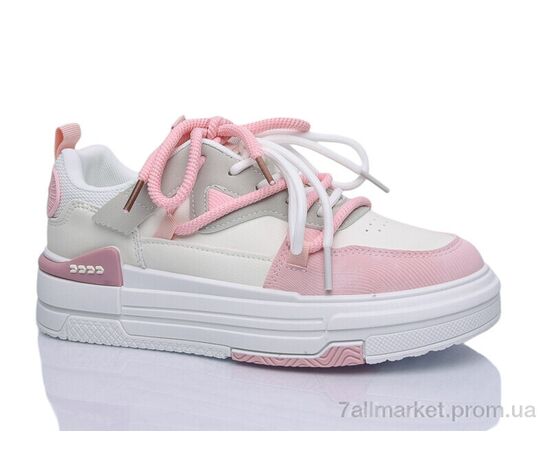 Фотография Кроссовки женские модные Весна/осень No brand K1316 pink (8 пар р.37-40) "Prime-Opt" недорого оптом от прямого поставщика, изображение 3