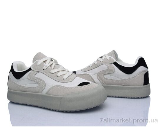 Фотография Кроссовки женские модные Весна/осень No brand K5 beige (8 пар р.37-40) "Prime-Opt" недорого оптом от прямого поставщика, изображение 2