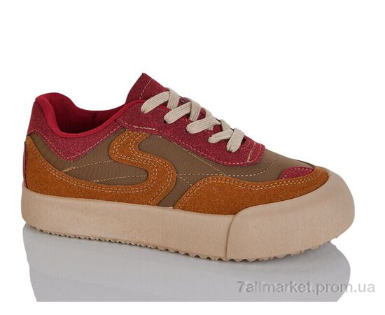 Фотография Кроссовки женские модные Весна/осень No brand K5 red (8 пар р.37-40) "Prime-Opt" недорого оптом от прямого поставщика, изображение 3
