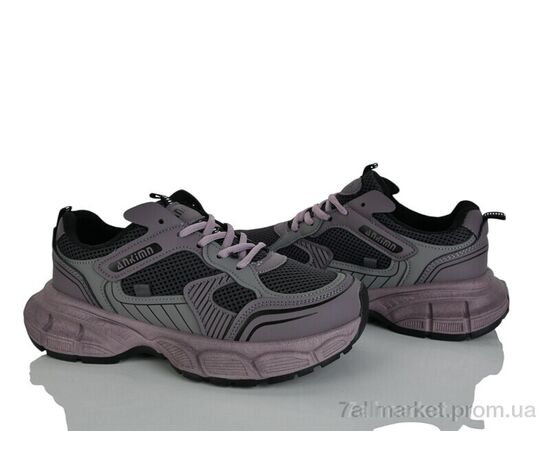 Фотография Кроссовки женские модные Весна/осень No brand L18 purple (8 пар р.37-40) "Prime-Opt" недорого оптом от прямого поставщика, изображение 2