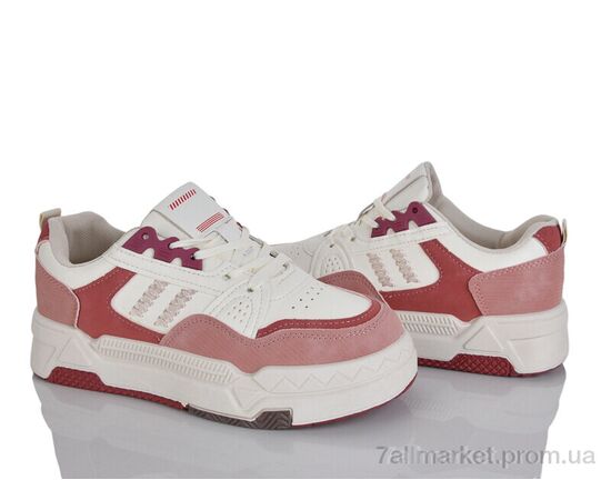 Фотография Кроссовки женские модные Весна/осень No brand L7 pink (8 пар р.37-40) "Prime-Opt" недорого оптом от прямого поставщика, изображение 2