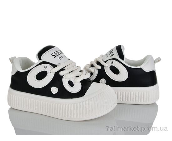 Фотография Кроссовки женские модные Весна/осень No brand M21 black (8 пар р.37-40) "Prime-Opt" недорого оптом от прямого поставщика, изображение 2