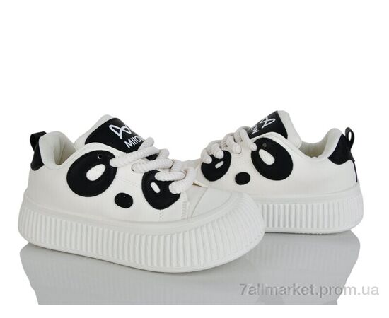 Фотография Кроссовки женские модные Весна/осень No brand M21 white (8 пар р.37-40) "Prime-Opt" недорого оптом от прямого поставщика, изображение 2