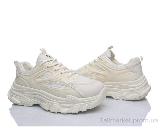 Фотография Кроссовки женские модные Весна/осень No brand Q9 beige (8 пар р.37-40) "Prime-Opt" недорого оптом от прямого поставщика, изображение 2