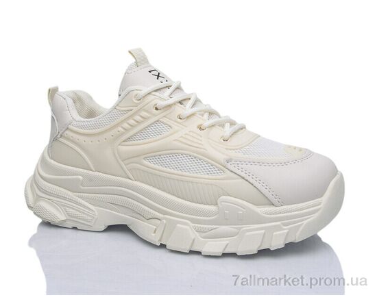 Фотография Кроссовки женские модные Весна/осень No brand Q9 beige (8 пар р.37-40) "Prime-Opt" недорого оптом от прямого поставщика, изображение 3