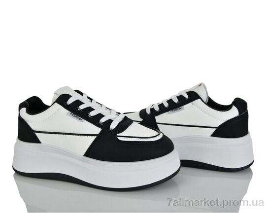 Фотография Кроссовки женские модные Весна/осень No brand SH701 black (8 пар р.37-40) "Prime-Opt" недорого оптом от прямого поставщика, изображение 2