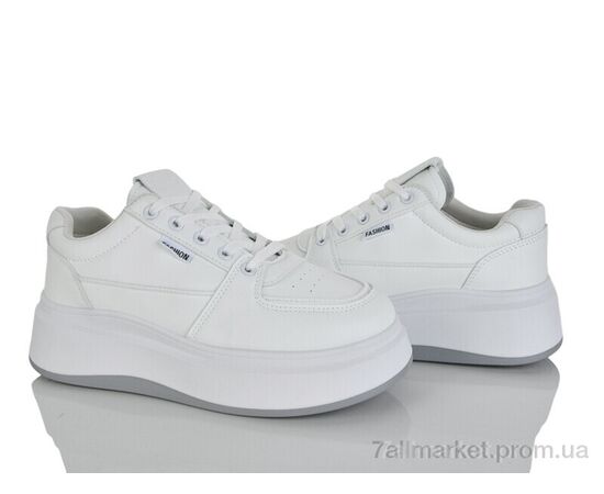 Фотография Кроссовки женские модные Весна/осень No brand SH701 white (8 пар р.37-40) "Prime-Opt" недорого оптом от прямого поставщика, изображение 2
