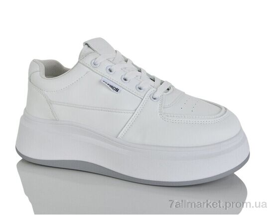 Фотография Кроссовки женские модные Весна/осень No brand SH701 white (8 пар р.37-40) "Prime-Opt" недорого оптом от прямого поставщика, изображение 3