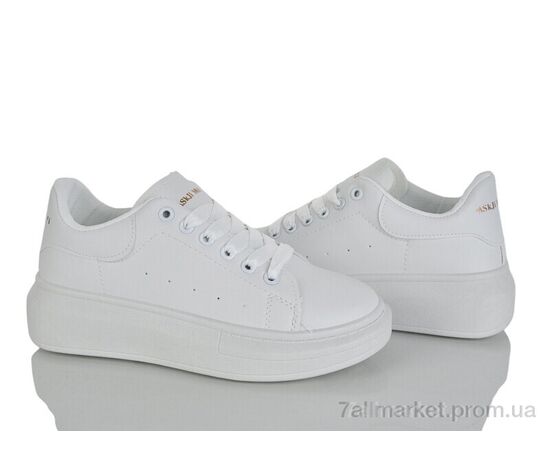 Фотография Кроссовки женские модные Весна/осень No brand T02 white (8 пар р.37-40) "Prime-Opt" недорого оптом от прямого поставщика, изображение 2