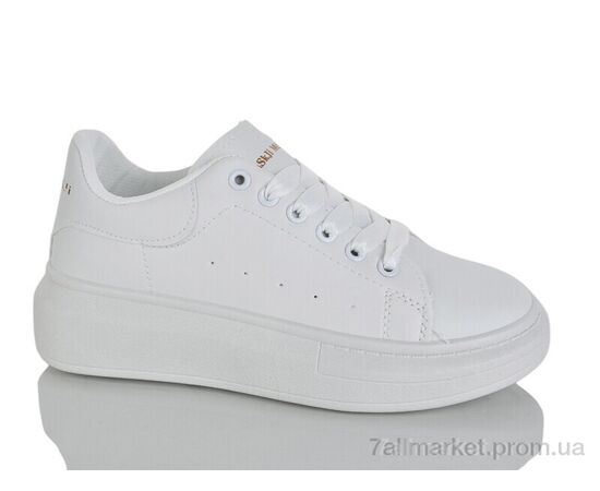 Фотография Кроссовки женские модные Весна/осень No brand T02 white (8 пар р.37-40) "Prime-Opt" недорого оптом от прямого поставщика, изображение 3