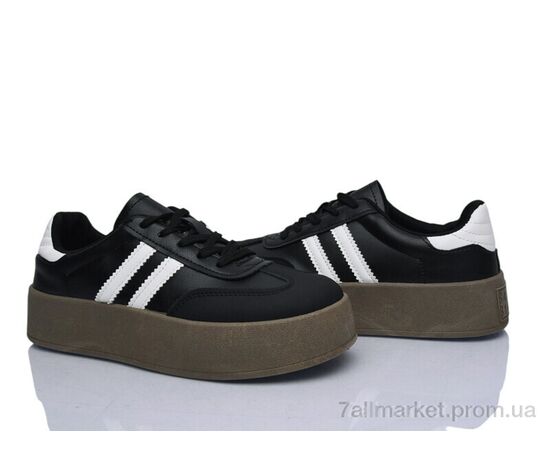 Фотография Кроссовки женские модные Весна/осень No brand T1 black (8 пар р.37-40) "Prime-Opt" недорого оптом от прямого поставщика, изображение 2