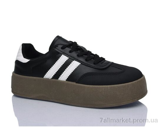 Фотография Кроссовки женские модные Весна/осень No brand T1 black (8 пар р.37-40) "Prime-Opt" недорого оптом от прямого поставщика, изображение 3