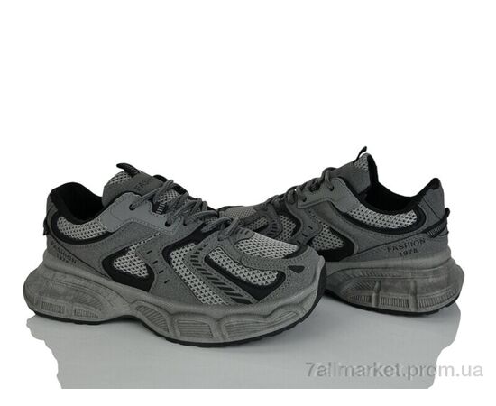 Фотография Кроссовки женские модные Весна/осень No brand X23 grey (8 пар р.37-40) "Prime-Opt" недорого оптом от прямого поставщика, изображение 2