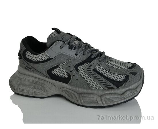 Фотография Кроссовки женские модные Весна/осень No brand X23 grey (8 пар р.37-40) "Prime-Opt" недорого оптом от прямого поставщика, изображение 3