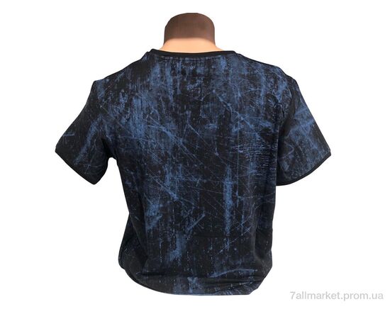 Футболка чоловіча Літо 9845 синій (4 шт. р.сіткаL-3XL) "TurkishBrend" недорого оптом від прямого постачальника, зображення 2