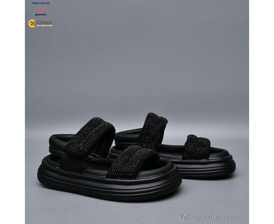 Фотография Босоножки детские летние Лето B24722 black (8 пар р.27-32) "Clibee-Doremi" недорого оптом от прямого поставщика, изображение 2