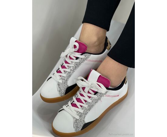 Фотография Кроссовки женские модные Весна/осень Z16 white (8 пар р.36-40) "I8denim" недорого оптом от прямого поставщика, изображение 2