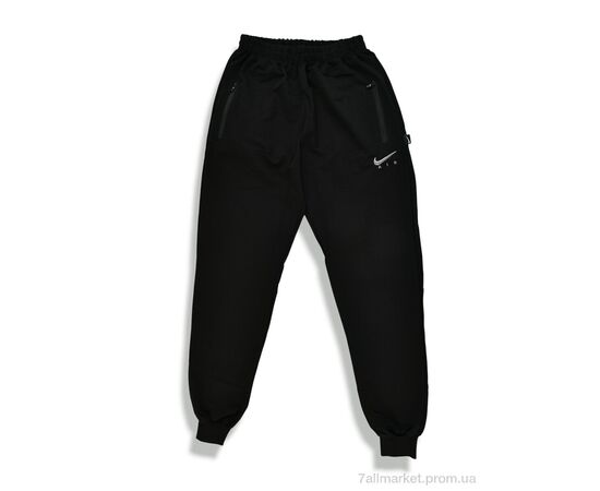 Фотография Спортивные брюки мужские Весна/осень 006-3 black (5 шт. р.сетка 48-56) "Денис спорт" недорого оптом от прямого поставщика, изображение 2