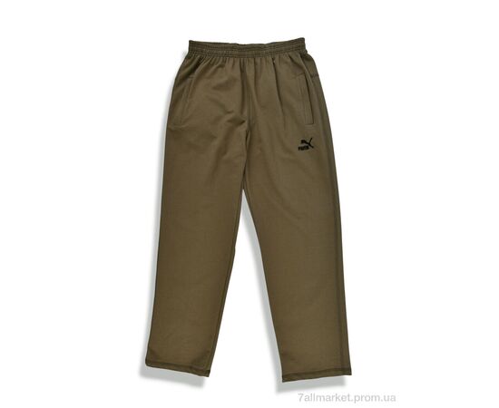 Фотография Спортивные брюки мужские Весна/осень 009-3 green (5 шт. р.сетка 56-64) "Денис спорт" недорого оптом от прямого поставщика, изображение 2