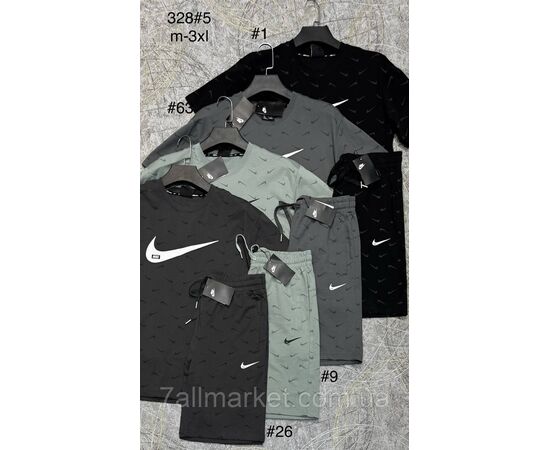 Костюм чоловічий із шортами р-ри M-3XL (4 кв) "PROSTOMEN" недорого від прямого постачальника, зображення 2