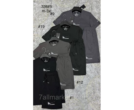 Костюм чоловічий із шортами р-ри M-3XL (4 кв) "PROSTOMEN" недорого від прямого постачальника, зображення 2