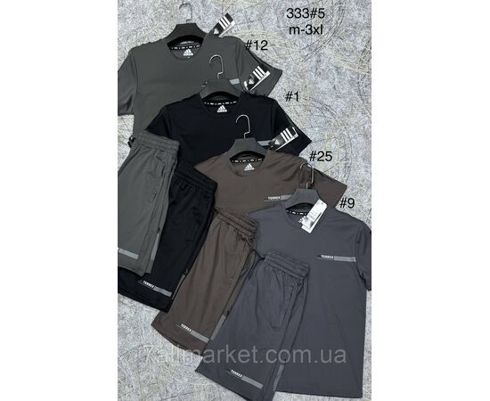 Костюм чоловічий із шортами р-ри M-3XL (4 кв) "PROSTOMEN" недорого від прямого постачальника, зображення 2