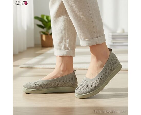 Фотография Балетки женские удобные Лето 5862-1-3 (8 пар р.36-41) "Aba" недорого оптом от прямого поставщика, изображение 2